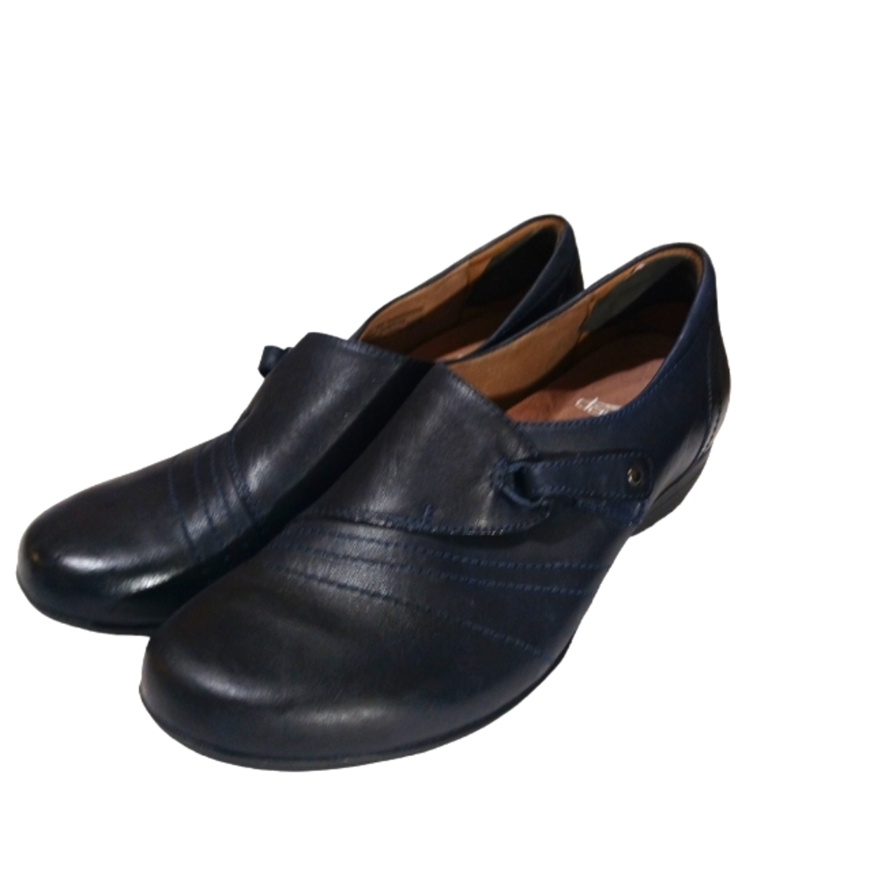 Dansko Black Leather "Franny” Slip On Comfort Shoe size 9 EU 39
